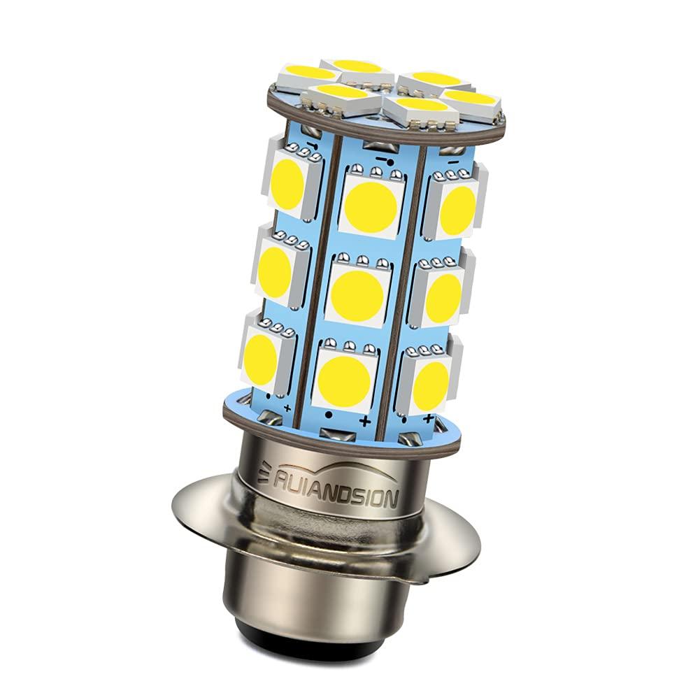 

Ruiandsion H6M LED Headlight P15D Motorcycle Hi/Lo Switching DC 6V 5050 27SMD LED Bulb 6V белый