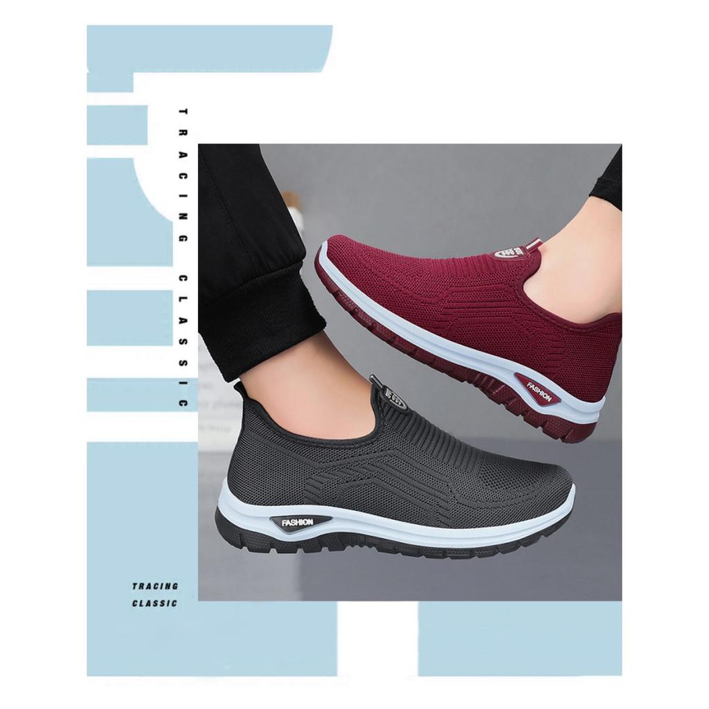 Men's Summer New Mesh Breathable Single Shoes, Couple's Walking Shoes