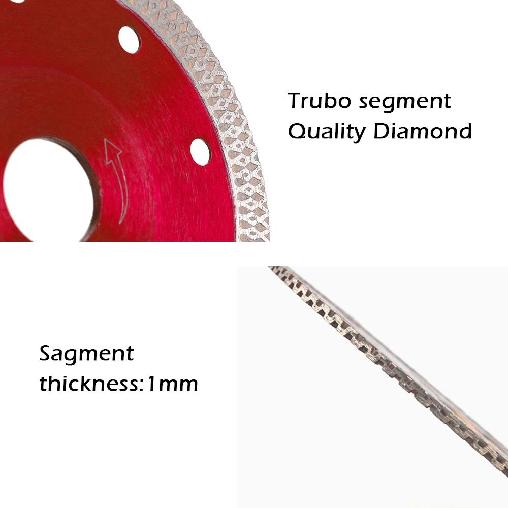 115/125mm Turbo Diamond Saw Blade Granite Marble Cutting Disc Porcelain Tile Ceramic Blades For Angle Grinder Diamond Saw Blade