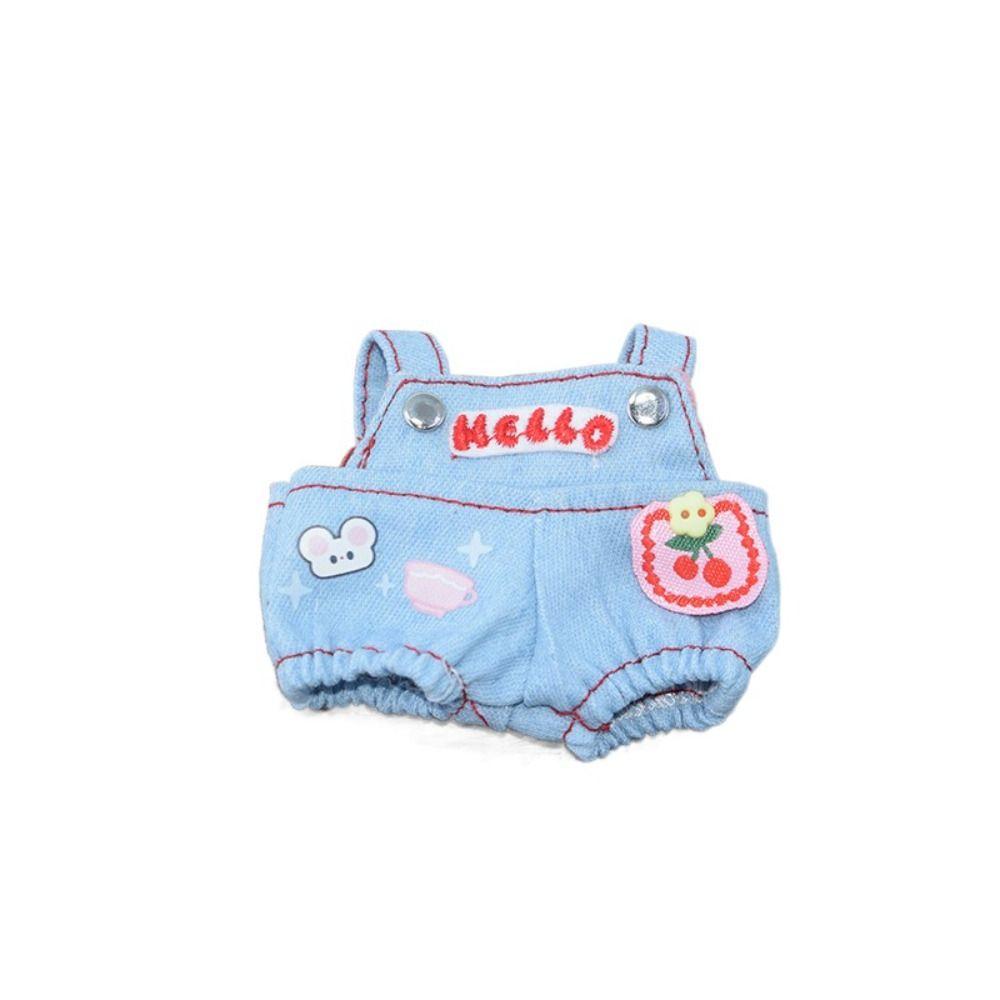 10Cm Doll Clothes Cartoon Animal Jumpsuits Changing Dressing Game Replacement Outfit Hairy One-Piece Garment Diy Doll Accessory