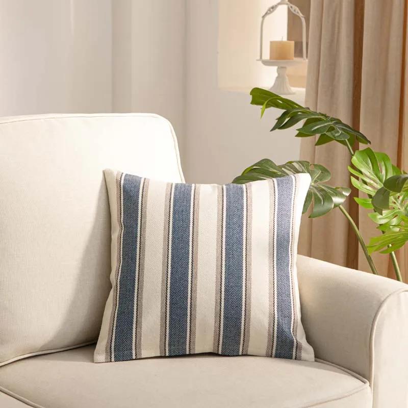 Kissenbezug Heimdekoration Wohnzimmer Kissenbezug Einfarbiger Kissenbezug mit Reißverschluss Baumwolle Leinen für Sofa Auto Stuhl 45x45 40X40