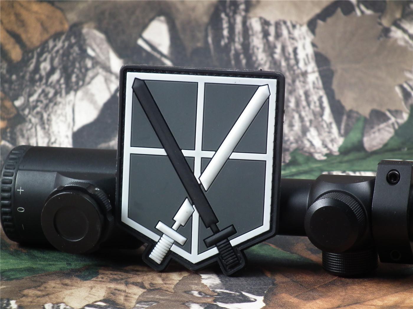 Attack on Titan Survey Corps 3D PVC Velcro Arm Patch - Fan Accessory