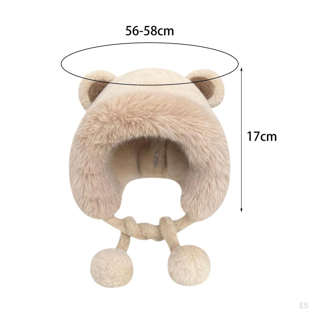 Winter Hat Warm Ear Flaps Cute Lei Feng Trapper for Hiking Motorcycle