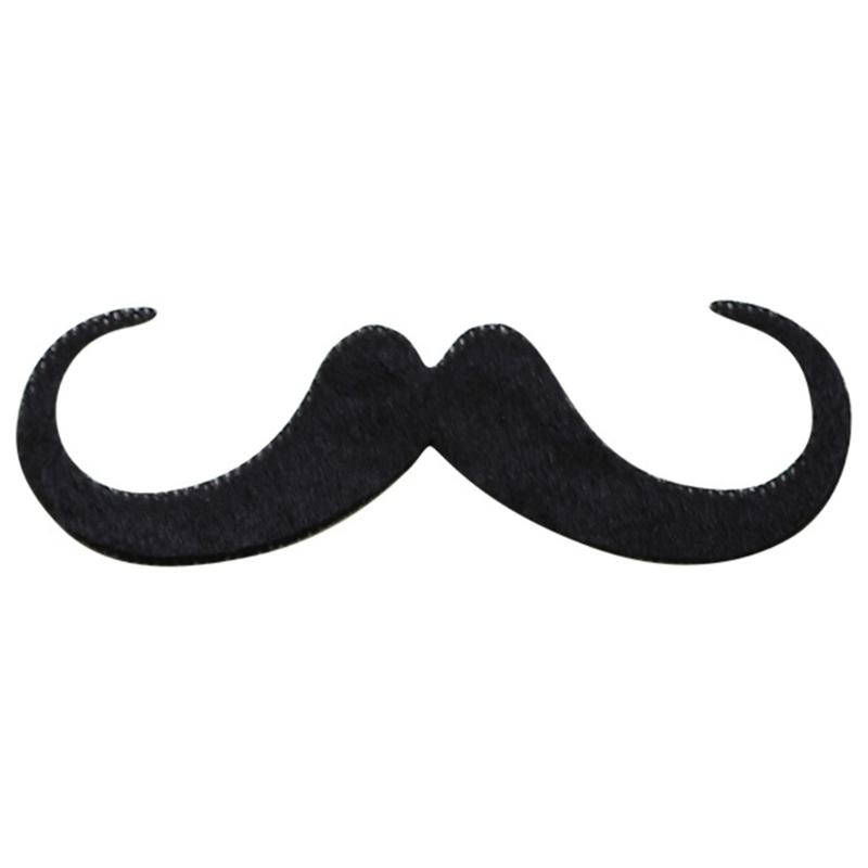 1-48Pcs Fake Beards Mustaches Set Self Adhesive Beard Mustaches Halloween Cosplay Costume Accessories for Women Men