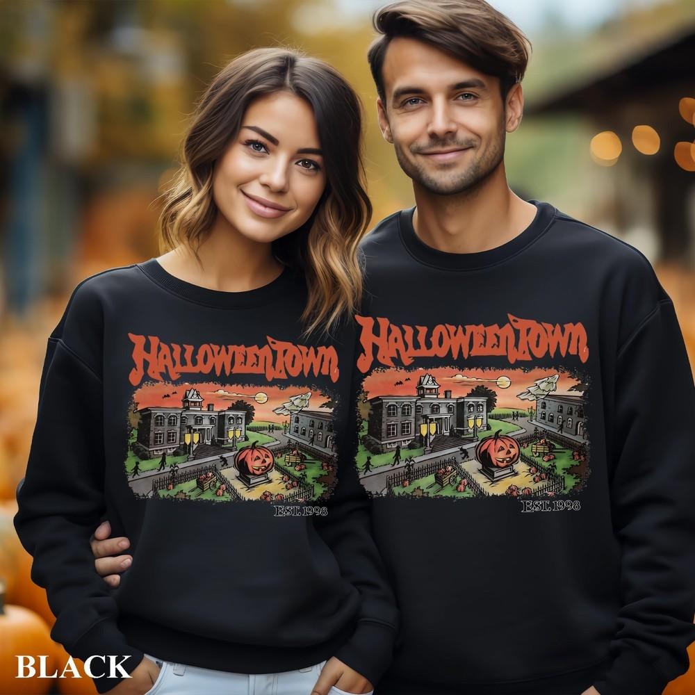 

Halloween Town Sweatshirt, Halloween Hoodie, Spooky Halloween Sweatshirt, 201770 XL