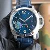 Orologio Sportivo Automatico da Uomo Lussuoso con Quadrante Grande Luminoso al Sandalo Spinoso e Calendario