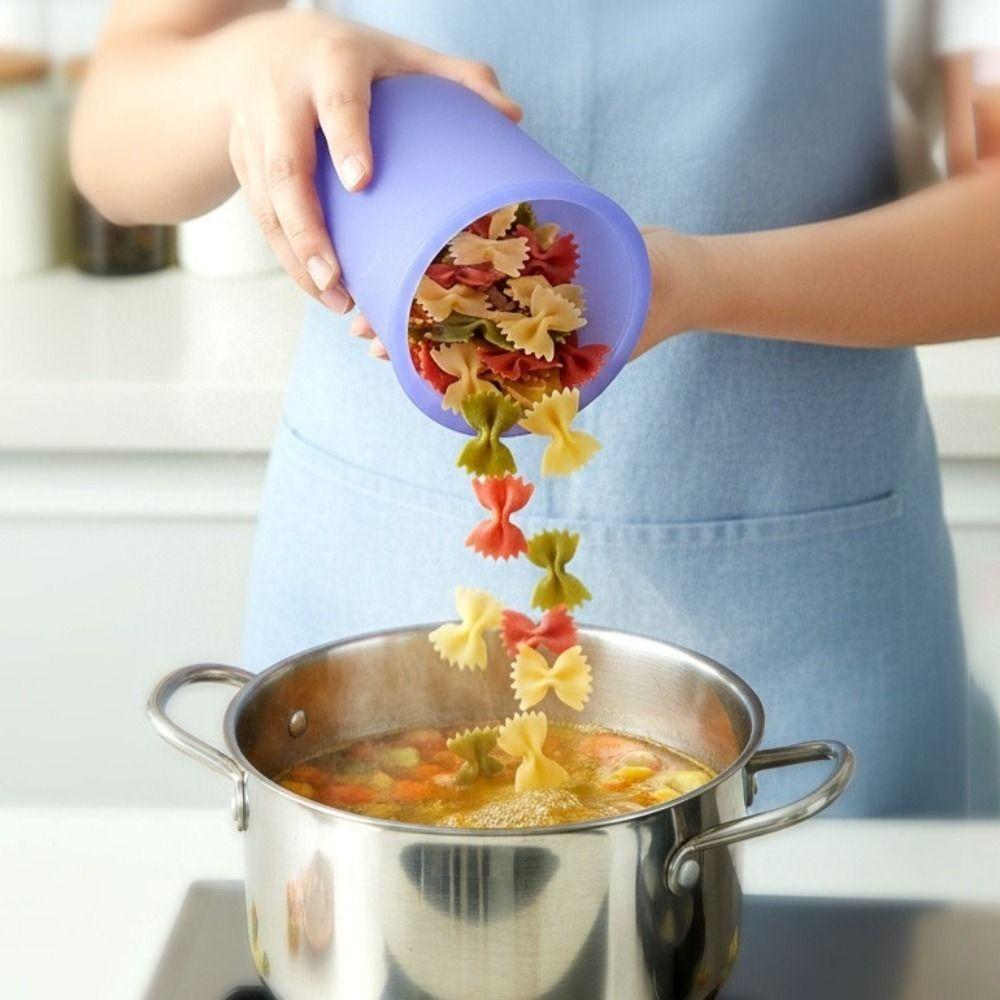 Silicone Transparent Sealed Box Microwave-heated Round Refrigerator Storage Box Stackable Leak-proof Food Storage Container