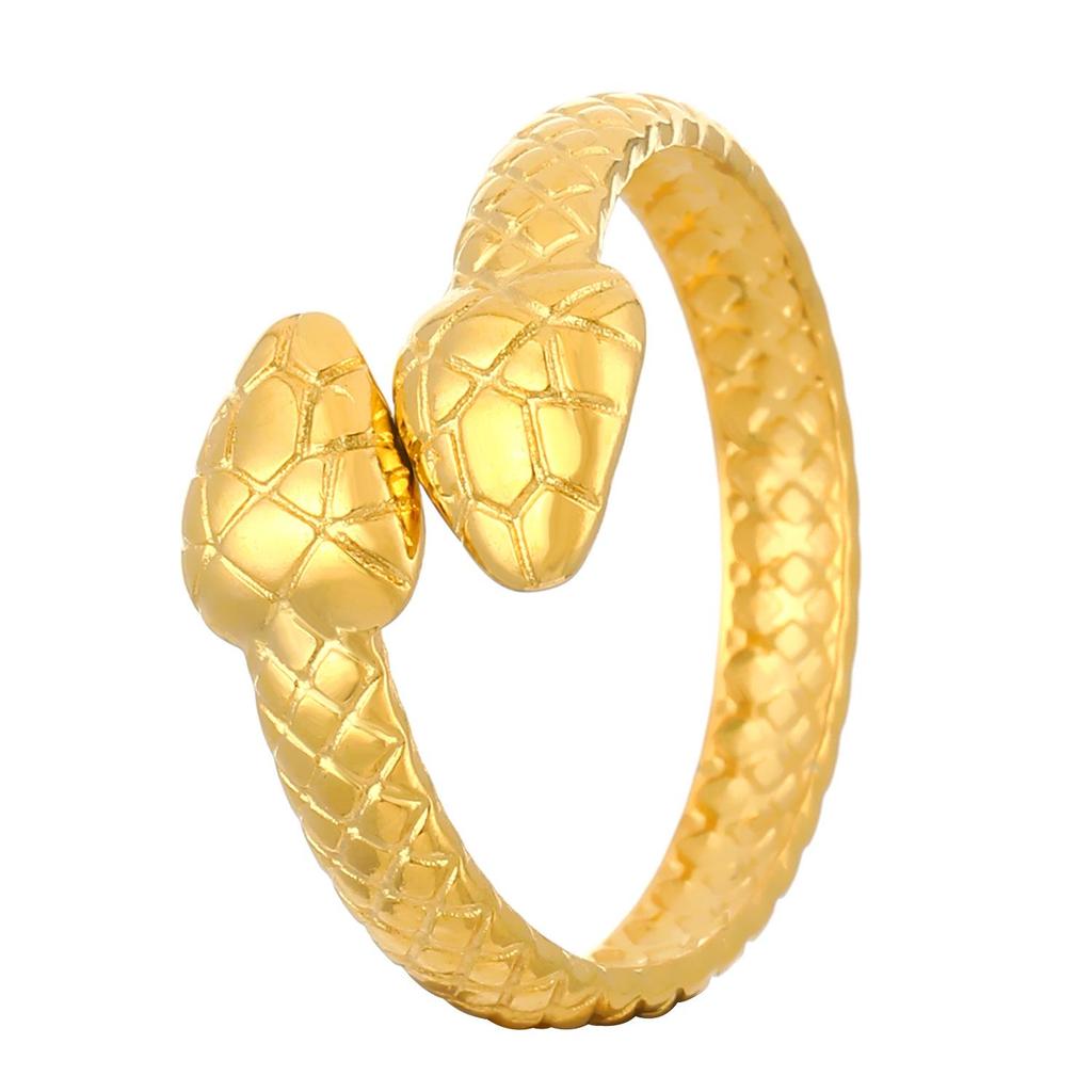 High-End Edelstahl Blumen- & Seestern Offener Ring für Damen