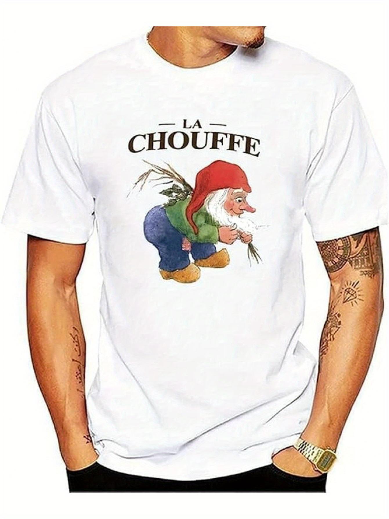Kaif Dwarf Chouffe T-Shirt Beer Delirium Belgium Chouffe Dwarf Alcohol Karmeleit Tripel White 1pc XXL
