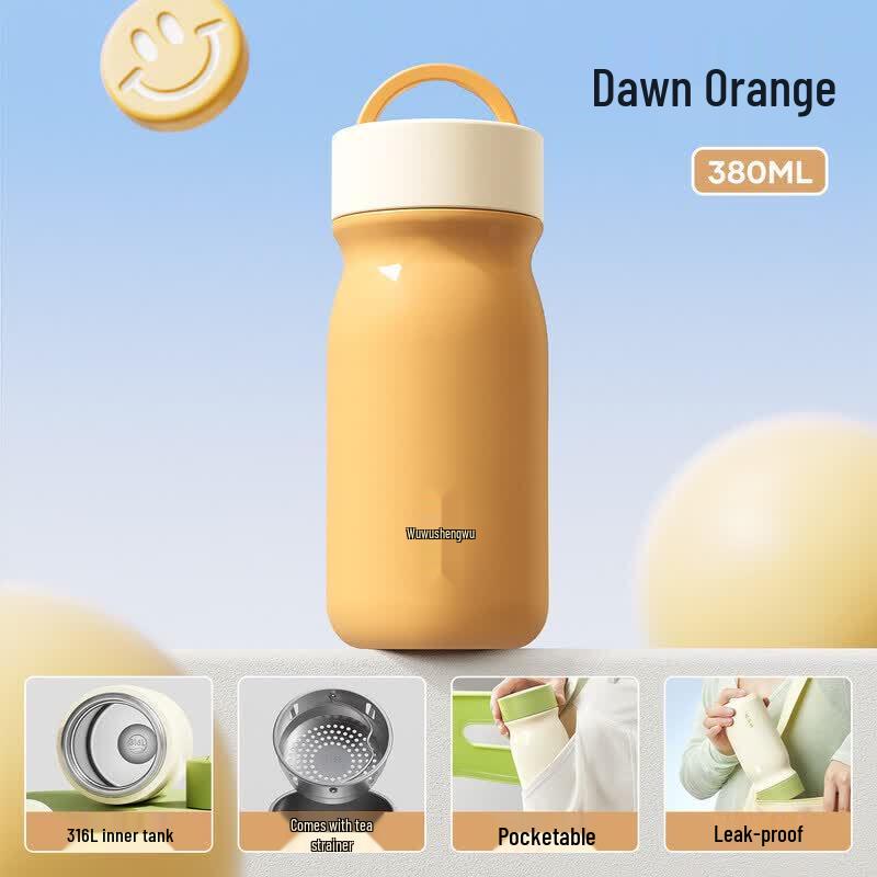 Wushengwu 450ml Portable Stainless Steel Thermos Cup