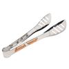 1Pcs Stainless Steel Kitchen Cooking Tongs Grilling Barbeque Brushed Locking Tongs With Ergonomic Grip Barbecue Tongs Clip BBQ Gadget