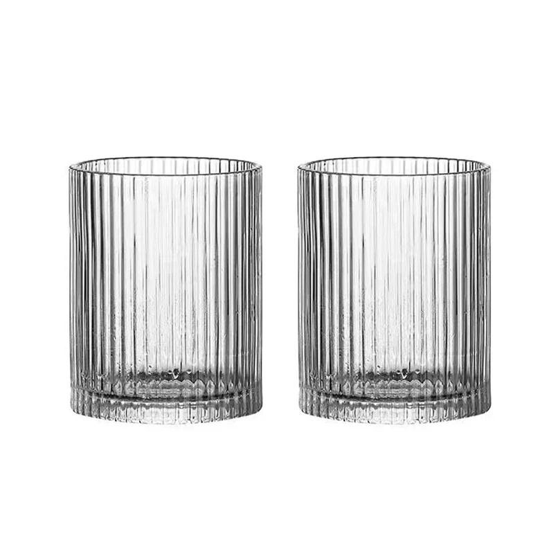 250ml/360ml Goblet Coffee Mug Cocktail Glass Restaurant Juice Cold Drink Cups Simple Mojito Soda Cups Ins Style Long Drink Cup