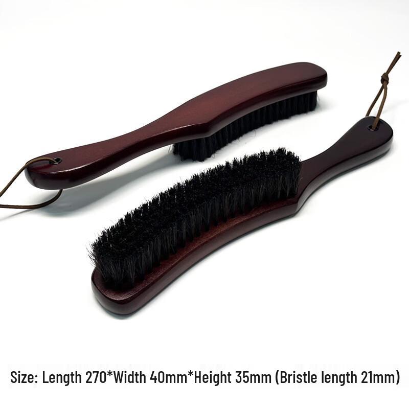 Ting Le Beechwood Horsehair Shoe Brush