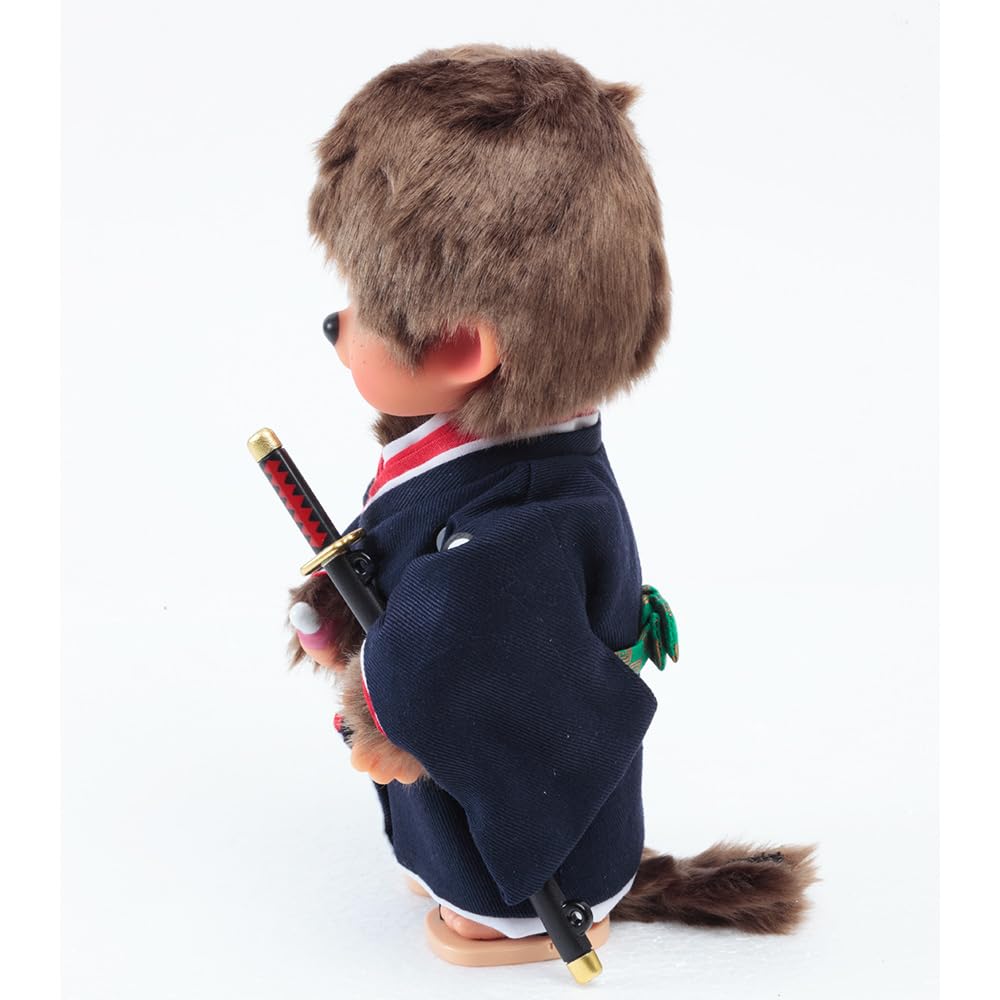 Offizielles Kyugetsu Original Kimono Monchhichi Junge Schwertkämpfer IPM-15-Z