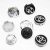 4Pcs 57/62mm Car Wheel Center Hub Cap Rim Cover For Toyota Corolla RAV4 LEVIN Yaris C-HR Camry Prius Prado  Car Auto Accessories