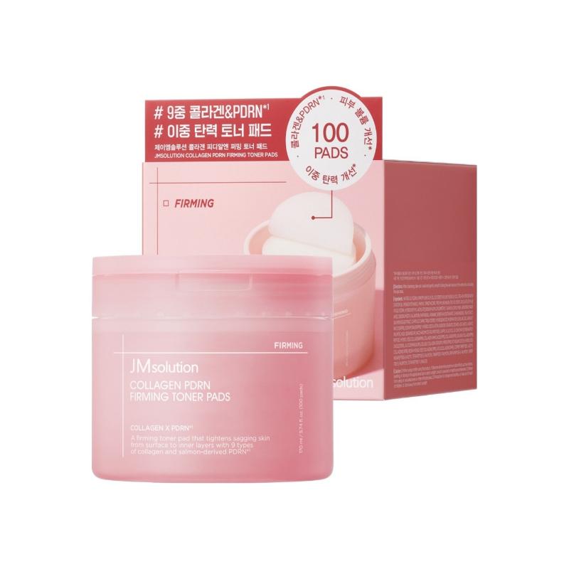 [JMsolution] Collagen PDRN Firming Toner Pad 170ml (100 Sheets) - Professional Elasticity & Nourishing Care for Youthful Skin