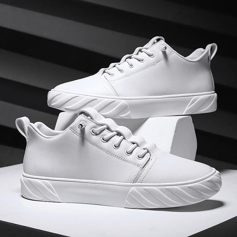 Fashion Brand Skate Shoes Men's Comfortable Casual Vulcanized Shoes Platform Running Shoes Non-slip Men's Sneakers Lace-up Board Shoe