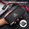 Car Long Men's Wallet Multi-card Organizer Business Wallet For Lexus CT ES GS IS250 CT200h IS300h ES300h RX400h NX300h IS200 NX