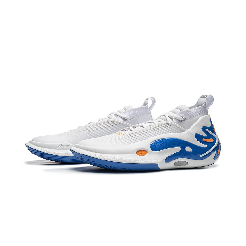 Li Ning WOW11 Mid Top Basketball Shoes Men's Standard White ABAU049-26