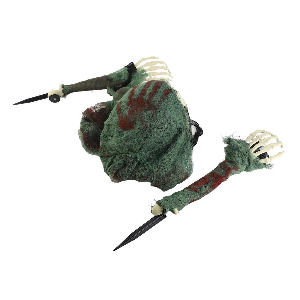 Skeleton Stakes Decorations Realistic Simulation Crawling Skull Head Skull Arms Decorations for