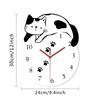 Lazy Kitten Hanging Clock Creative and Cute Cat Design Quiet Clock Living Room Bedroom Study Wall Decoration