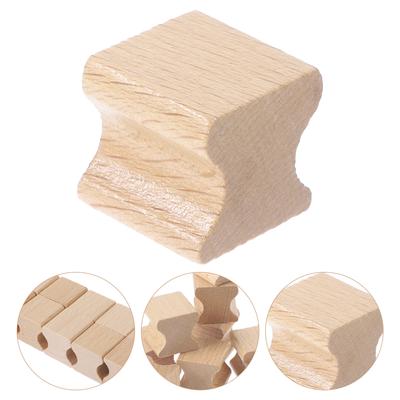 10pcs Carving Wooden Smooth Wood Stamper Self Making Wooden Scrapbooks Seal Seal Stamps Blank Carving Use Wood Stamper