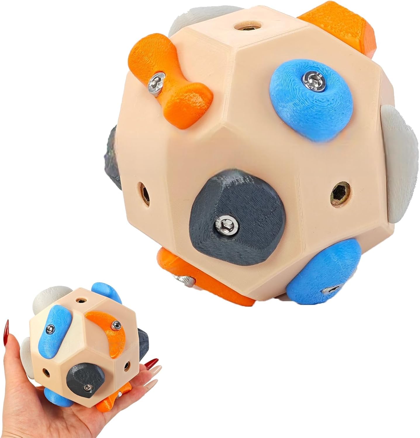 

Coollooda Block Bouldering D Climbing Ball Finger and Climbing Ball Endurance Improvement Finger Training Tool for Climbers Strengthen Hand Muscles A оранжевый