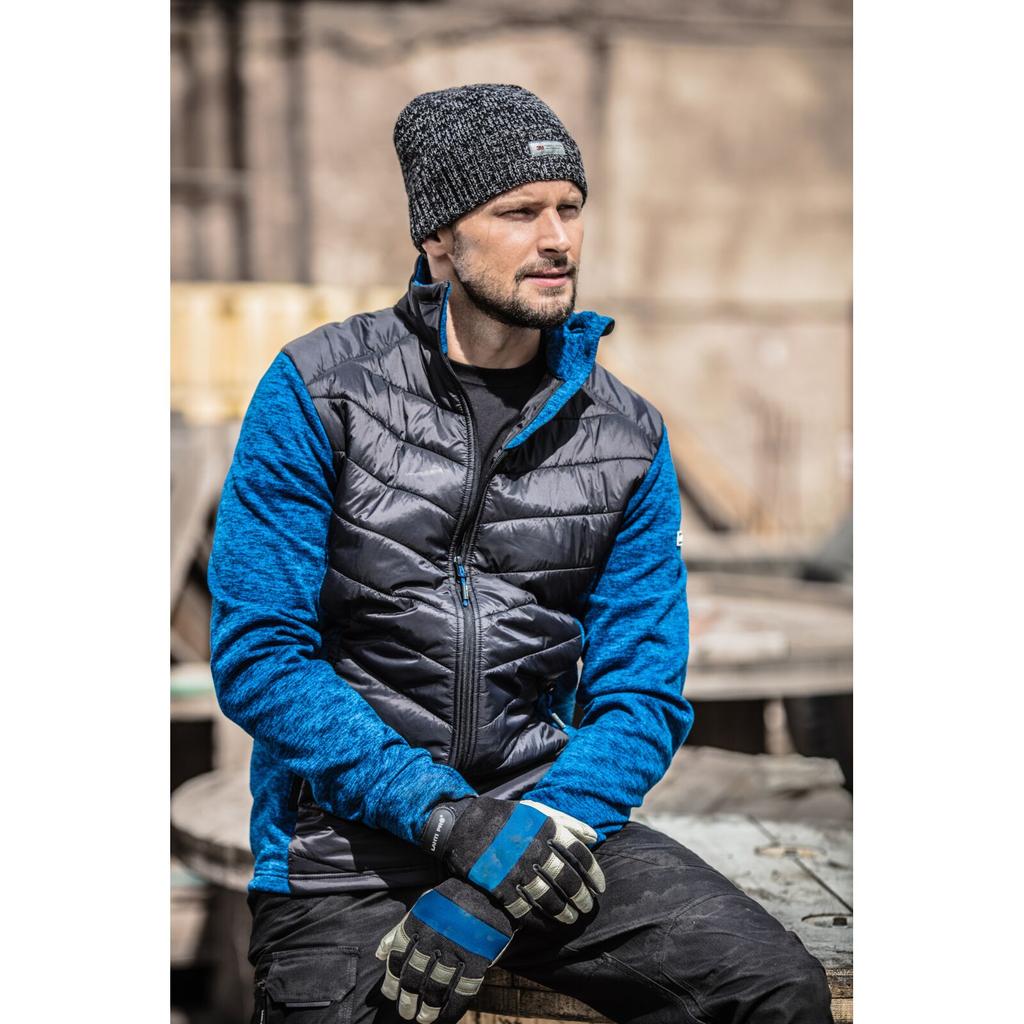 Blue and Black Insulated Sweatshirt, "2Xl", Ce, Lahti