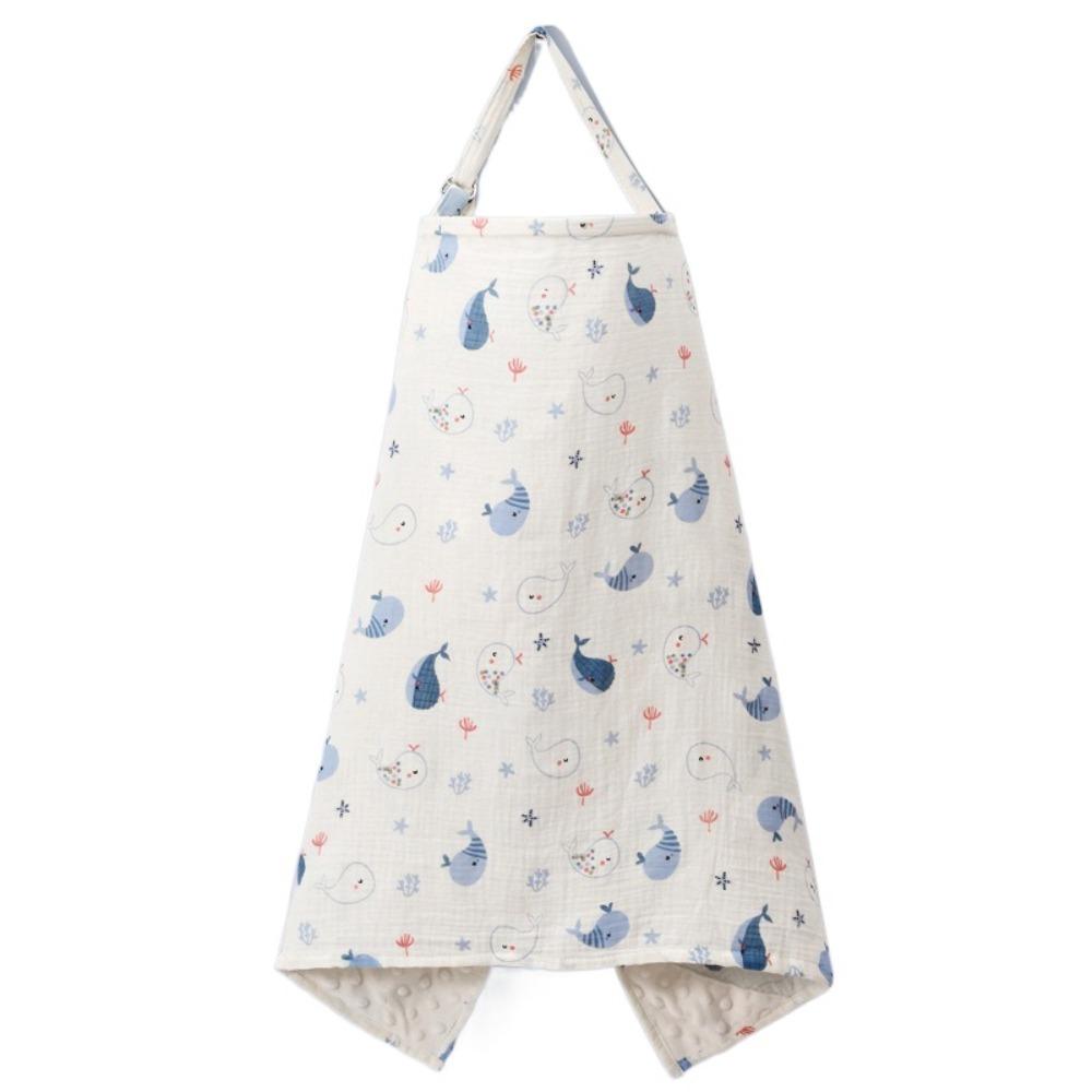 Cotton Mother Outing Breastfeeding Cover Privacy Apron Adjustable Breastfeeding Apron Stroller Blanket