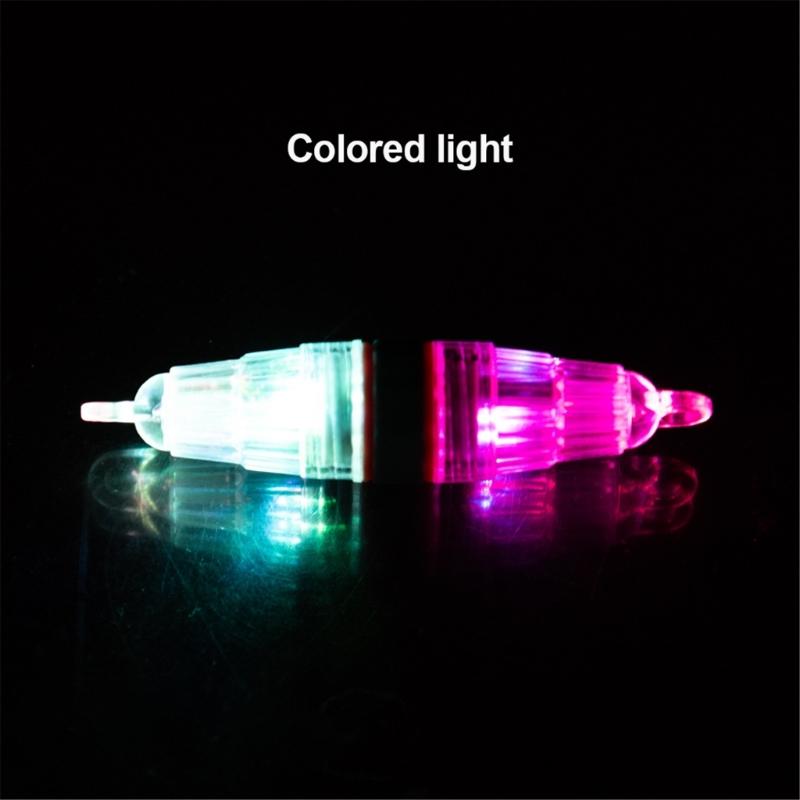 Double Head LED Light Underwater Light Fishing Flashing Light 3In Deep Drop Attractive Light Baits Lure Lamp