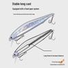 Silbernes Blatt Streamline Minnow Köder: Ultimativer Sinking Twitchbait für Weitwurf-Angeln