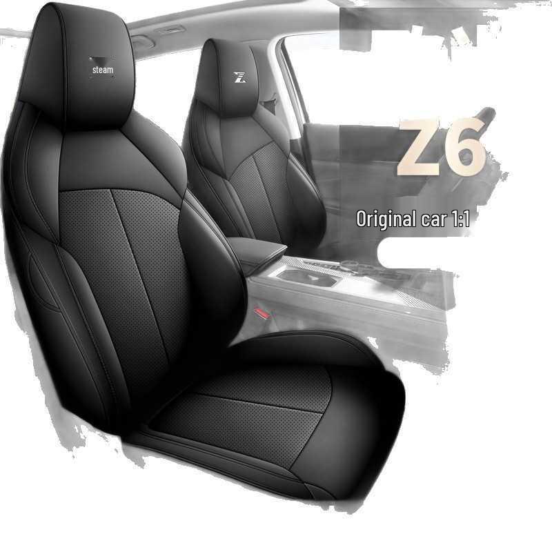 Oshan Z6 Leather Car Seat Cushion for Five-Seaters - All-Season