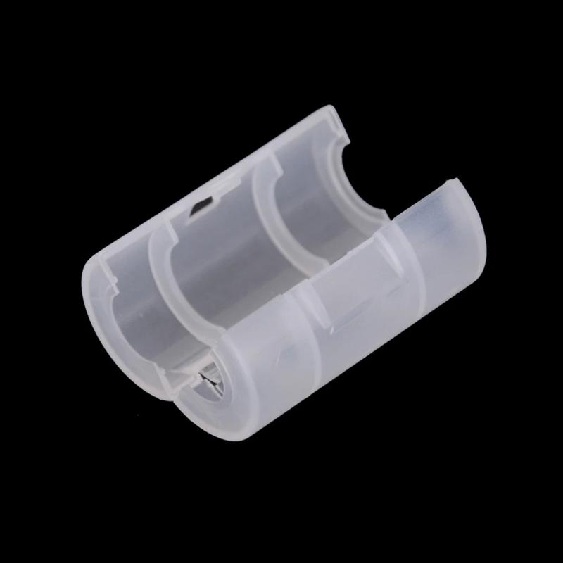 4Pcs Standard Battery To Size C Battery convert Plastic Battery Adapter Box Multipurpose Battery Adapter
