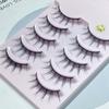 Aimo - Set of 5 Pairs: Natural Crisscross False Eyelashes
