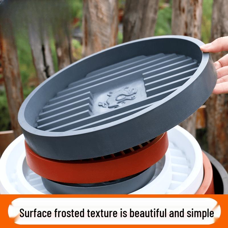 HUA BO SHI Breathable Round Plastic Flower Pot Tray