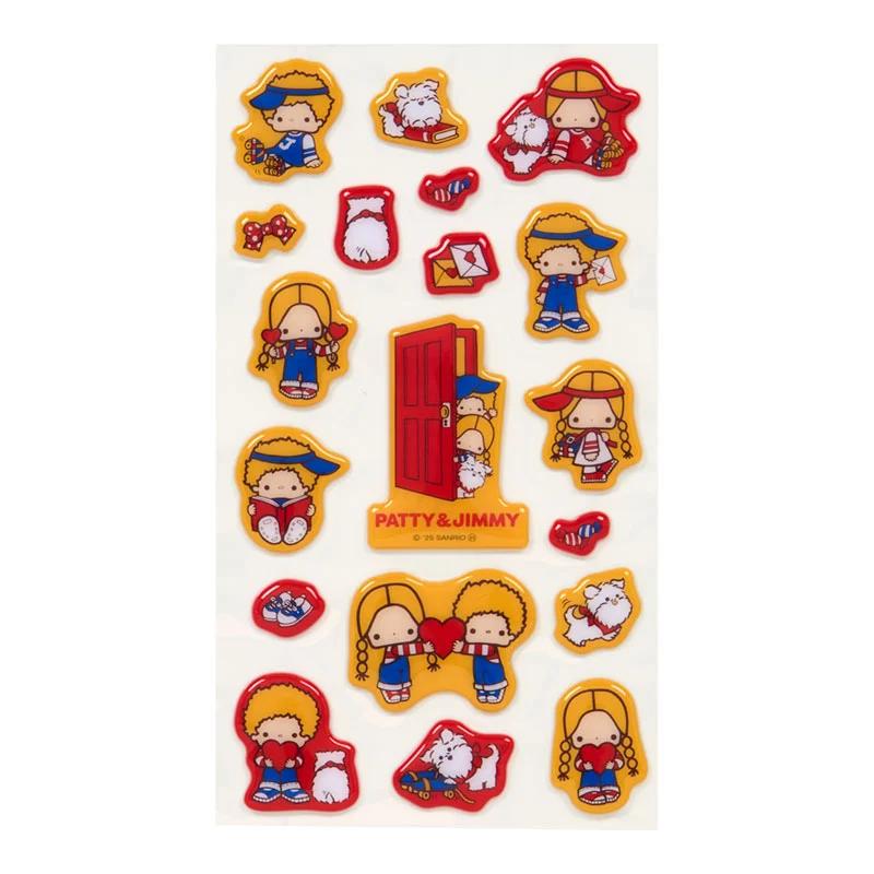 Sanrio PATTY & JIMMY Puffy Stickers ( Retro ) Japan NEW