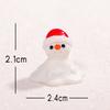 Christmas Simulation Cute Snowman Micro-landscape Car Decoration, Resin Craft Decorative Small Decoration Accessories