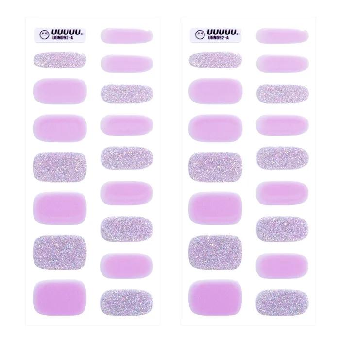 Lilac Beam Gel Nail