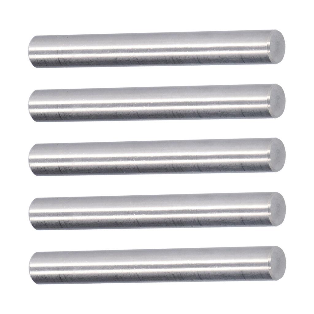 5 Stück Edelstahl Rundstäbe Hochpräziser Durchmesser Verschleiß Korrosionsbeständigkeit Hohe Festigkeit Runde Welle für