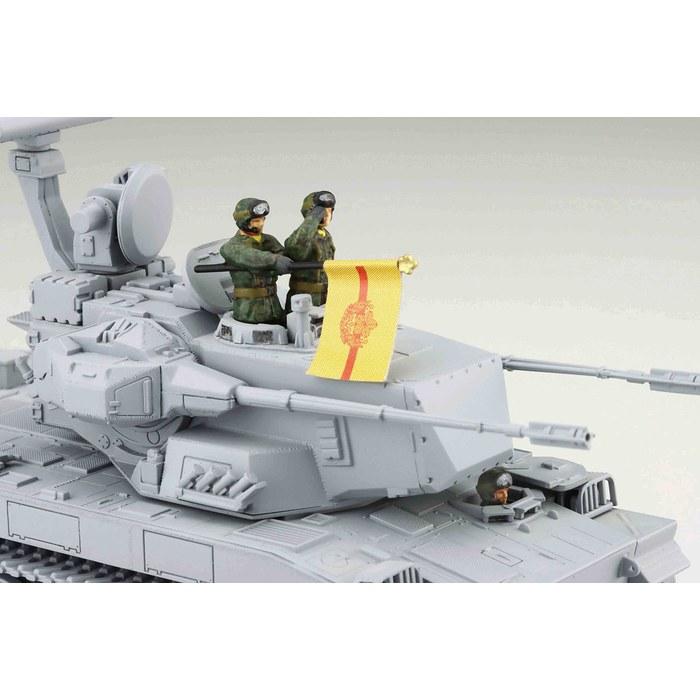 Fujimi Model 1/72 Military Series No.9 EX-2 JGSDF 87 Self-Propelled Anti-Aircraft Gun (with Crew, 2 Vehicles) 72M-9 EX-2 Gray