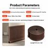 Built In Steel Insert Door Weather Stripping TPE Mouse Proof Door Seal  Household