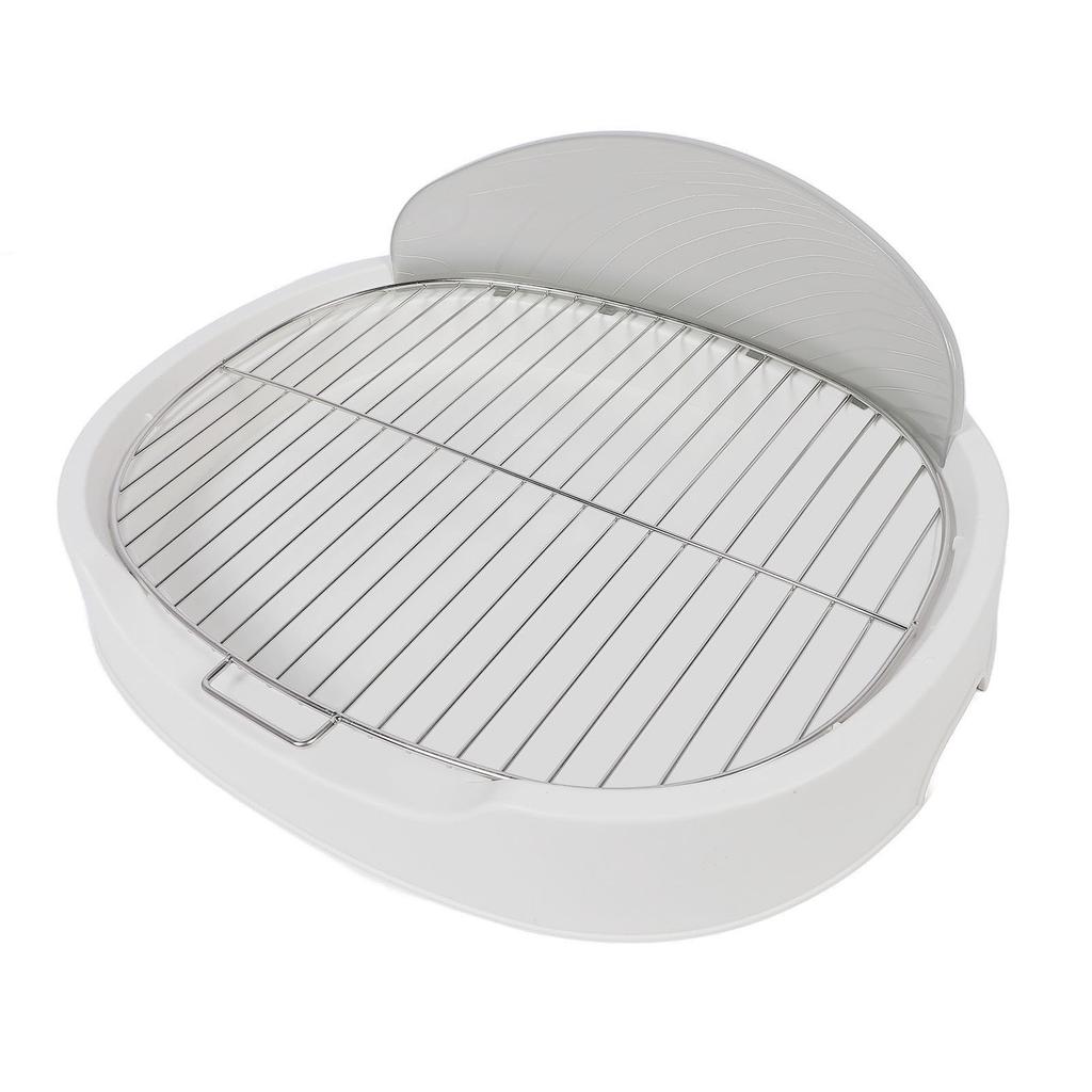 Dog Training Toilet with Splash Wall Potty Training Pee Pad Holder Portable Baffle Dog Litter Box