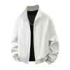 Nuova Giacca con Collo alla Coreana Giacca Casual con Collo da Baseball da Uomo Uniforme da Baseball da Uomo Tuta da Volo Larga per Coppia Giacca da Studente