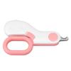 Cat Nail Clippers Professional Pet Claw Trimmer with LED Light for Cat Kitten Puppy Rabbit Hamster Pink