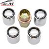 M12x1.5 Wheel Nuts Lock Anti Theft Steel Nuts For Toyota For Honda For Acura US 4+1 Tyre Chrome Socket Wheel Lug Nut Lock
