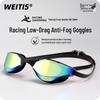 High-Definition Anti-Fog Racing Swim Goggles: Professional Waterproof Competition Goggles for Men & Women