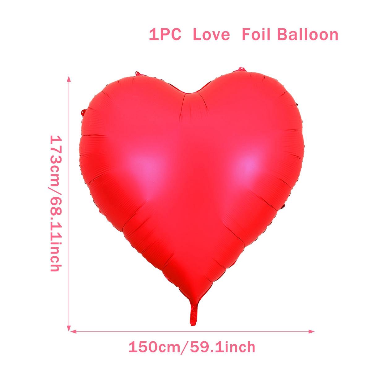 

150x173 см DIY Огромный красный воздушный шар с надписью «Любовь» для свадьбы, дня рождения, вечеринки, декора, гелиевого шара, детского душа, Дня святого Валентина, надувного шара Other