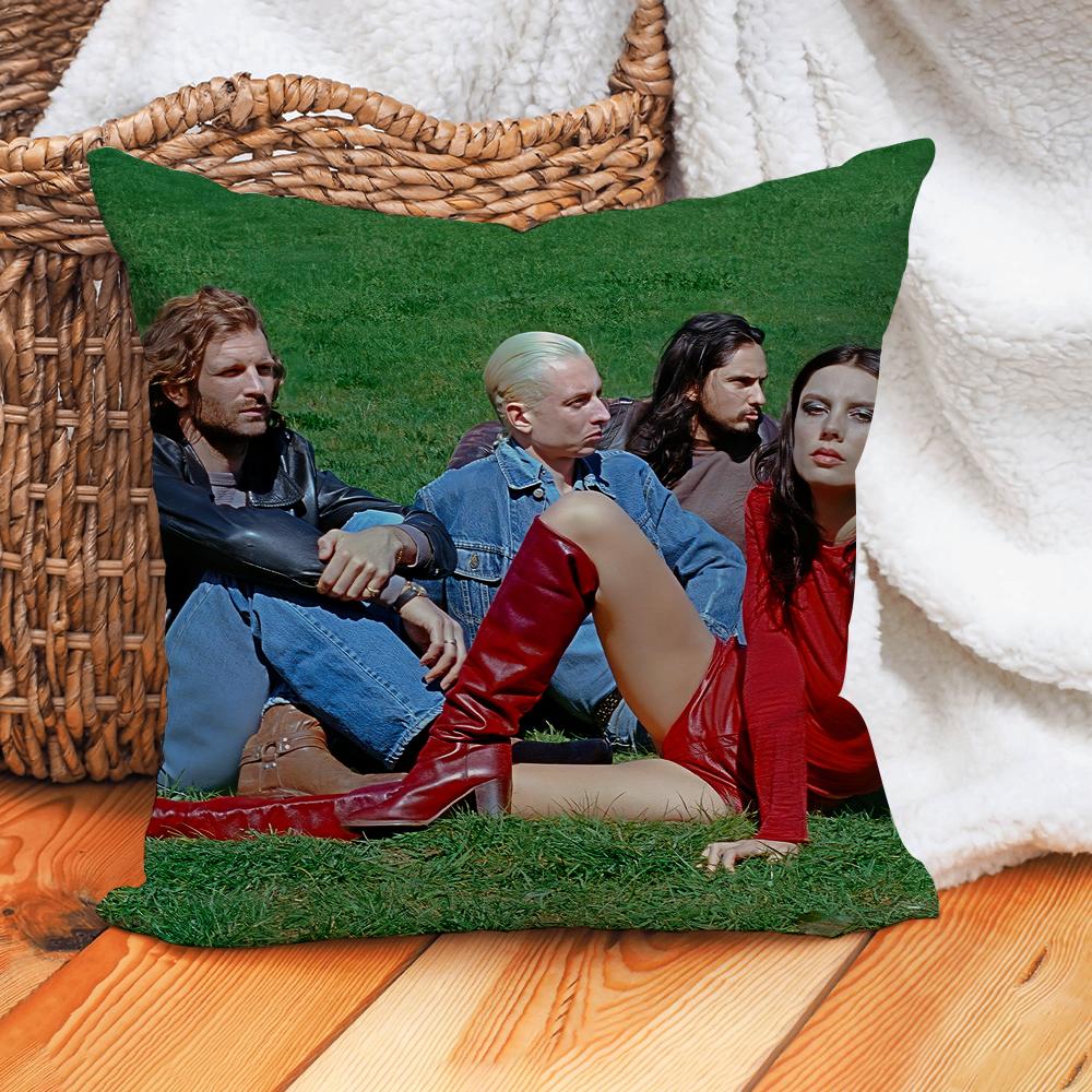 Rock Band W-Wolf A-Alice Pillow Case Home Cushion Cover Suitable For Office Sofa Car Suitable For All Seasons