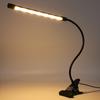 USB Powered LED Table Light Black Desk Lamp Eye-Caring Clip-On LED Light  Manicure