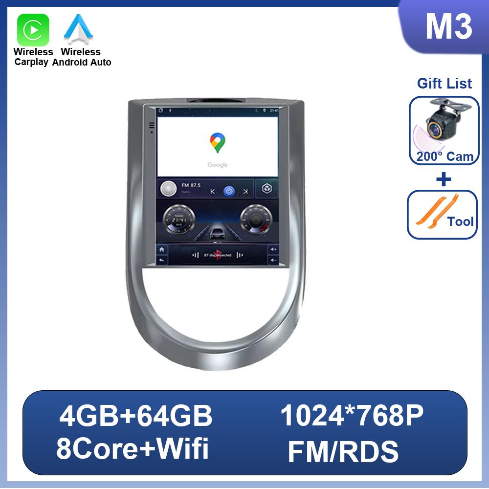 Car Radio 9.7 Inch Touch Screen For Kia Soul 1 AM 2008 - 2014 For Teasla Style Bluetooth RDS 8 Core GPS Navigation Mirror Link